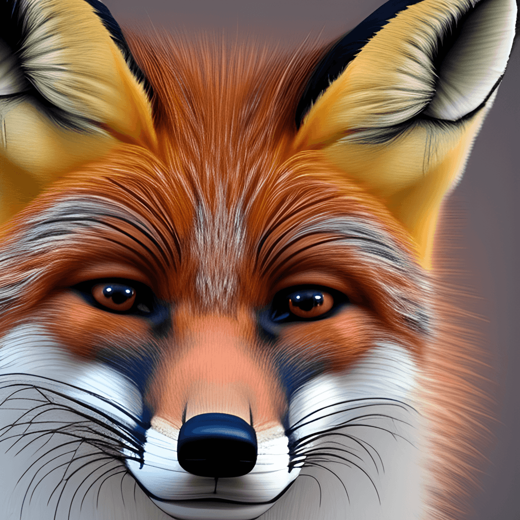 Fox Face Graphic · Creative Fabrica