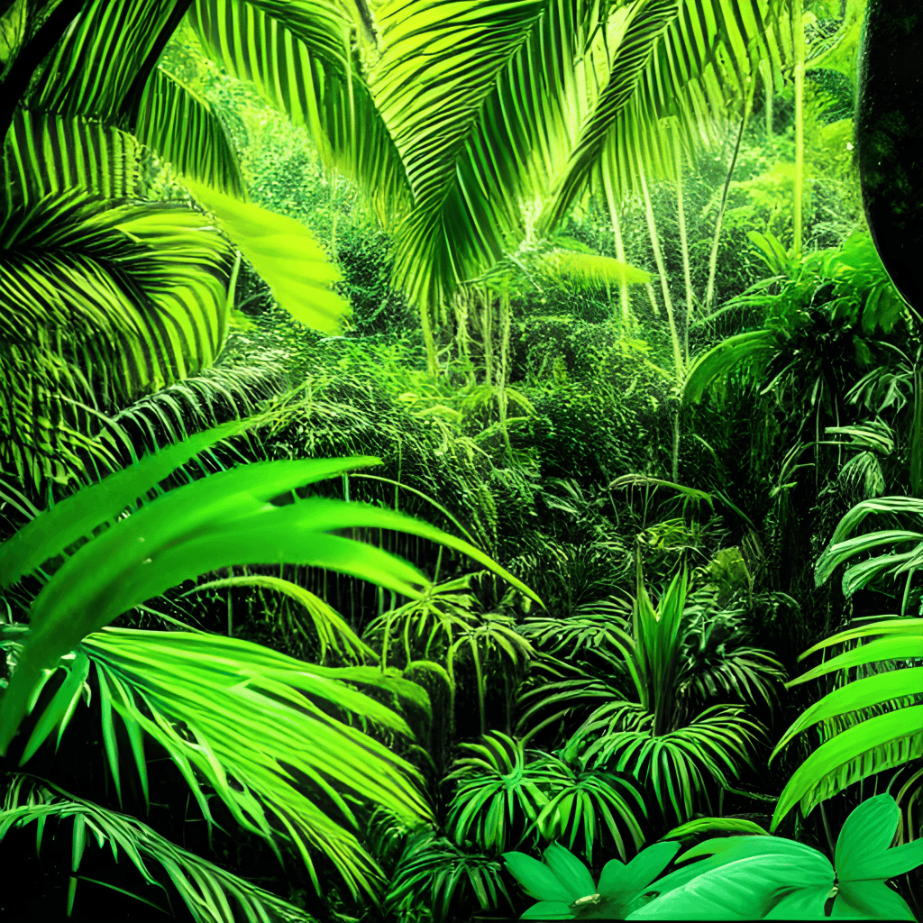 Exquisite Jungle Full of Life Graphic · Creative Fabrica