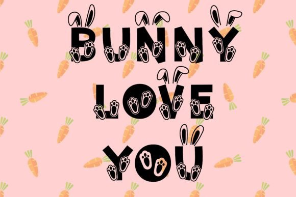 Bunny Font by MRP STUDIO · Creative Fabrica