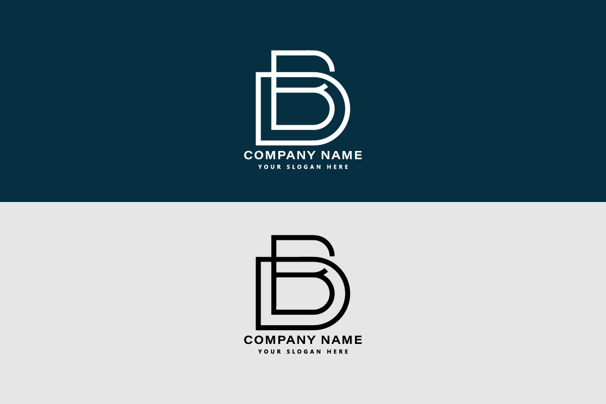 DB Letter Luxury Logo Vector Template. Graphic by graphicfirozkabir ...