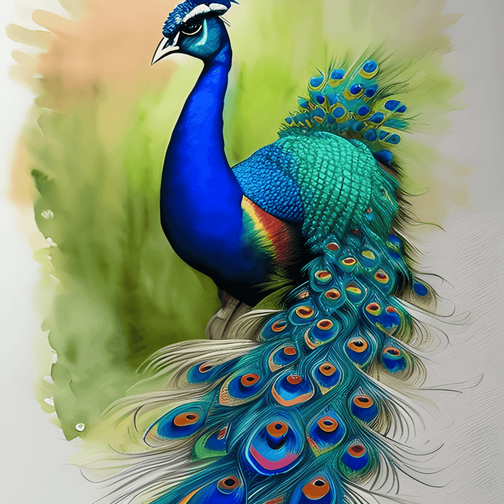 rainbow peacocks