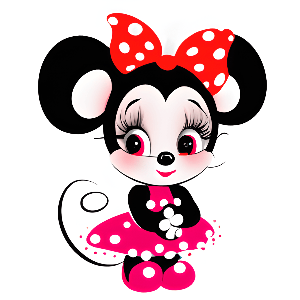 Baby Minnie Maus Stickmuster