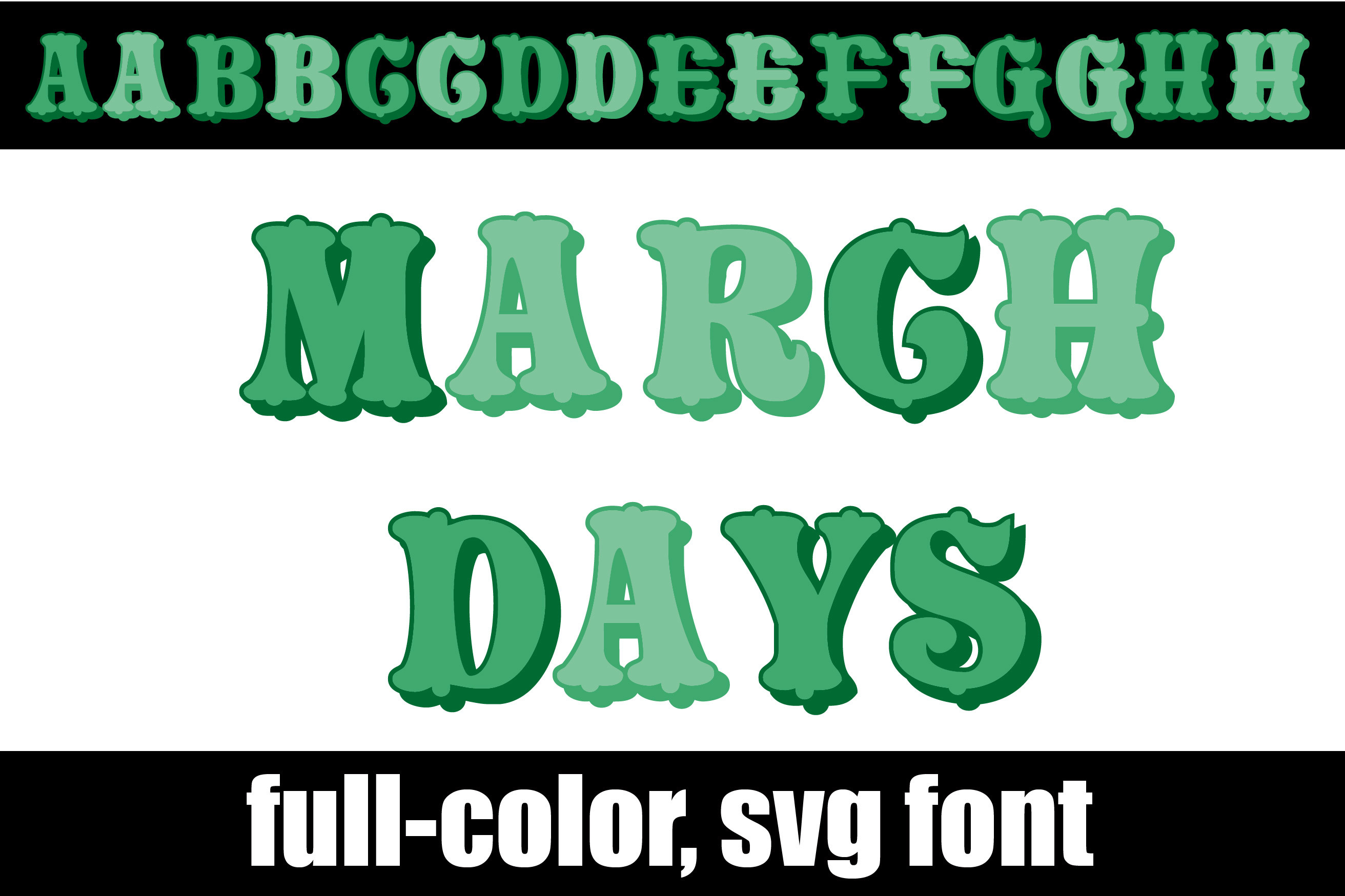 March Days Font by Illustration Ink · Creative Fabrica