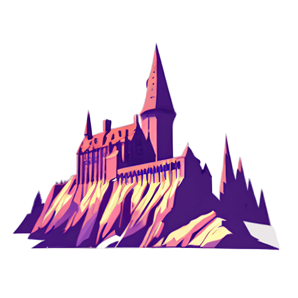Hogwarts Castle Digital Graphic · Creative Fabrica