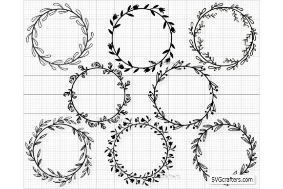 1,666 Floral Border Svg Images, Stock Photos, 3D objects