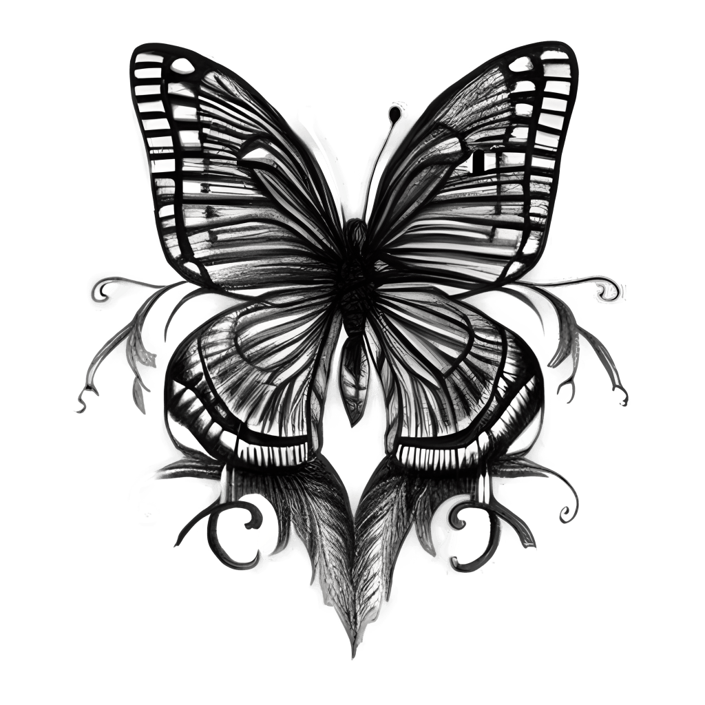 Art Deco Butterfly Graphic · Creative Fabrica