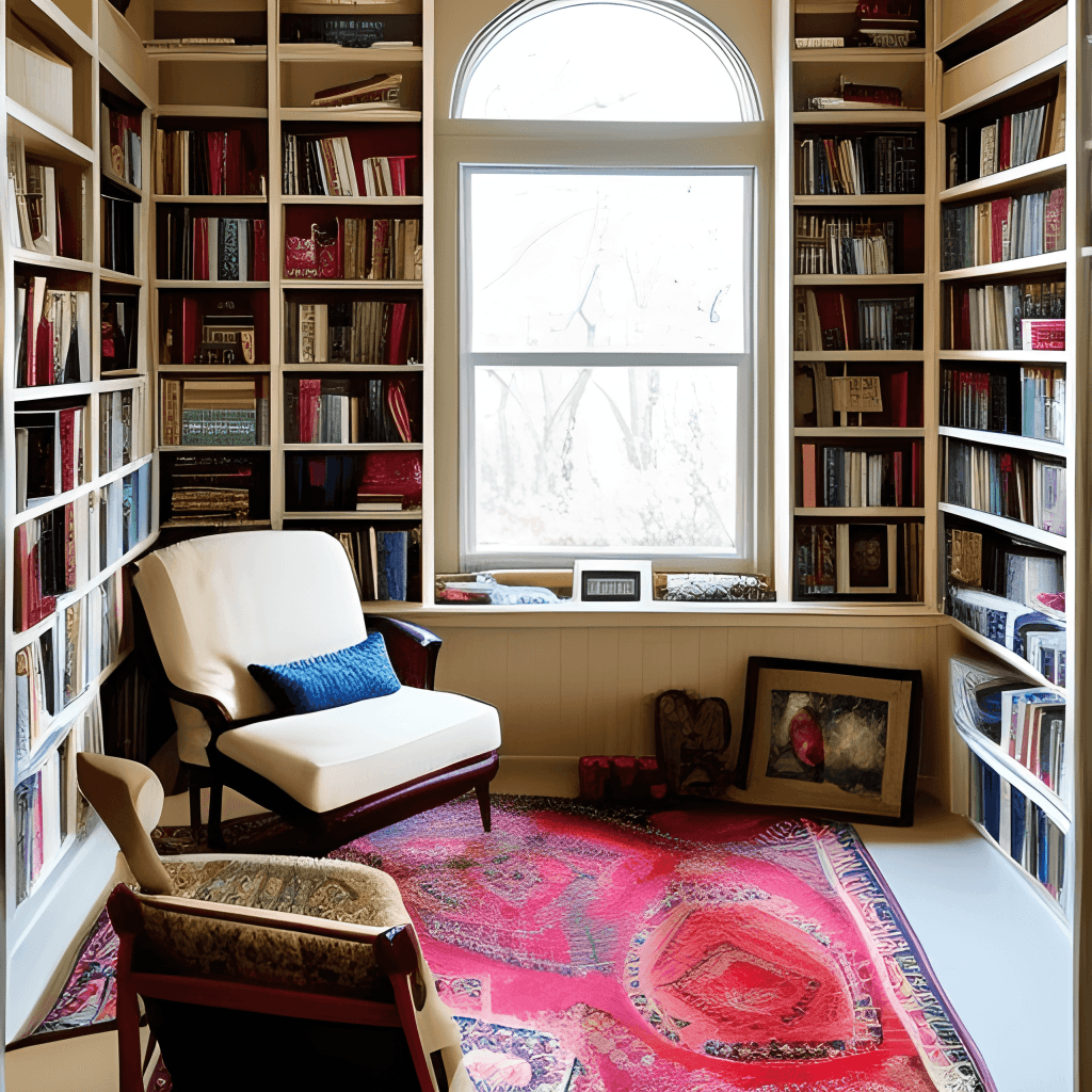 Cozy Reading Nook Graphic · Creative Fabrica