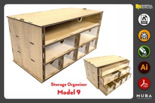 Wooden Hobby Organizer