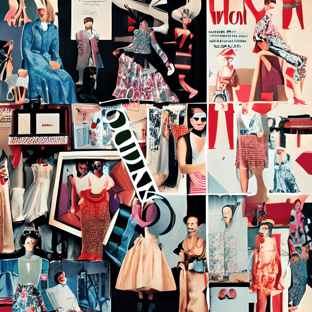 Vintage Magazine Collage · Creative Fabrica