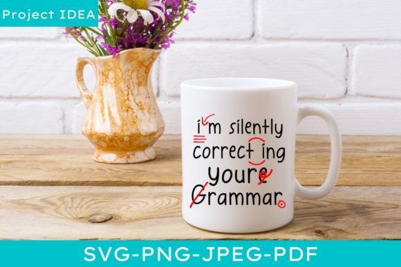 Funny Travel Mug I'm Silently Correcting Your Grammar Teacher Funny Co –  BackyardPeaks