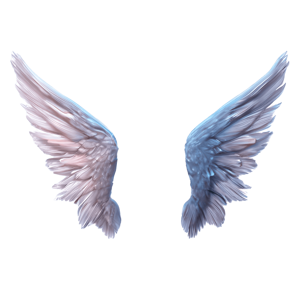 Gráfico digital Angel Wings · Creative Fabrica