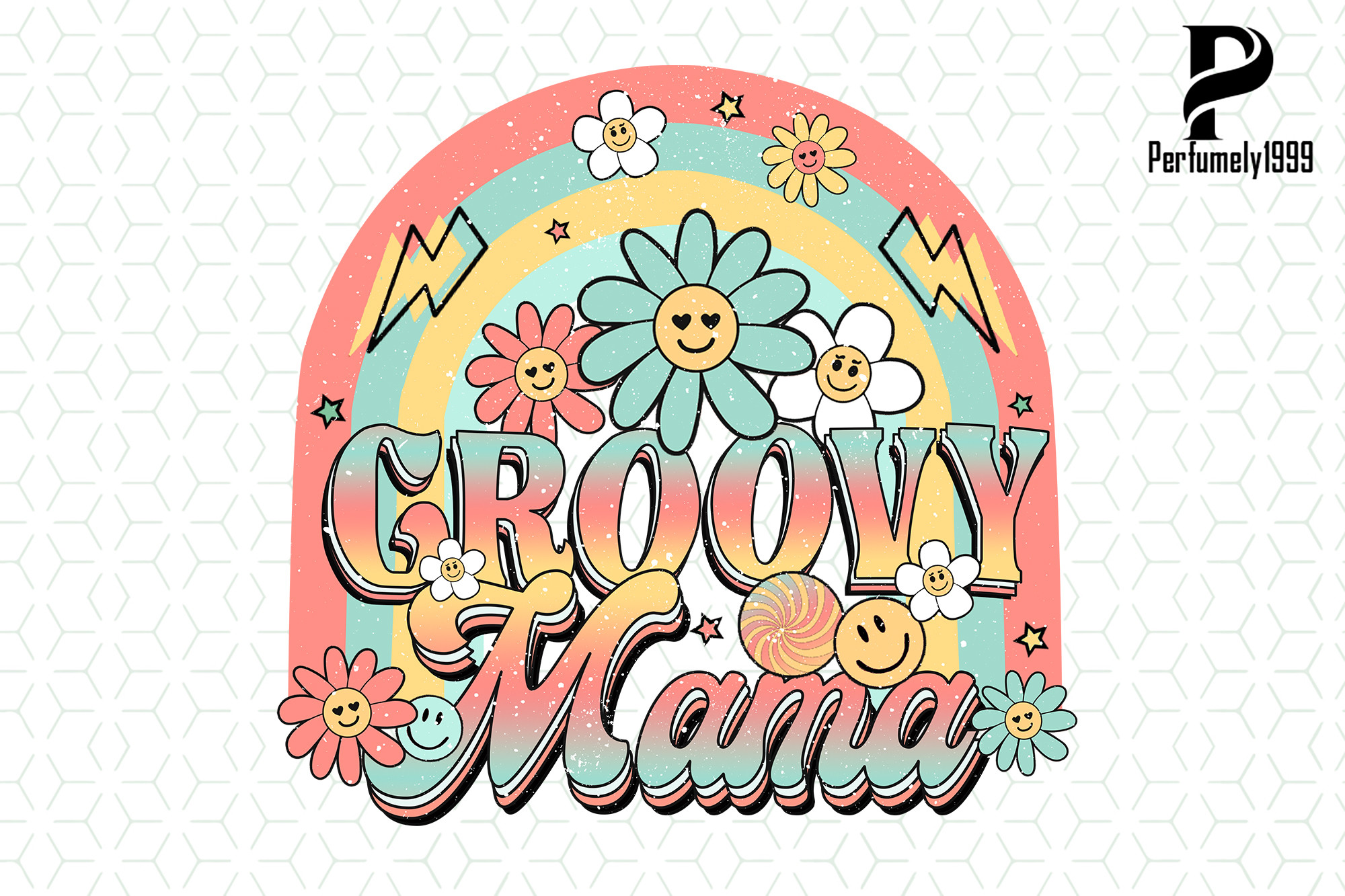 Groovy Mama Graphic by perfumely1999 · Creative Fabrica