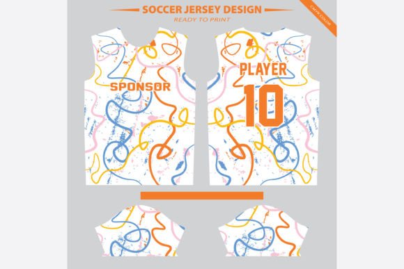 Soccer Jersey Design to Print Graphic by Vector Graph · Creative Fabrica