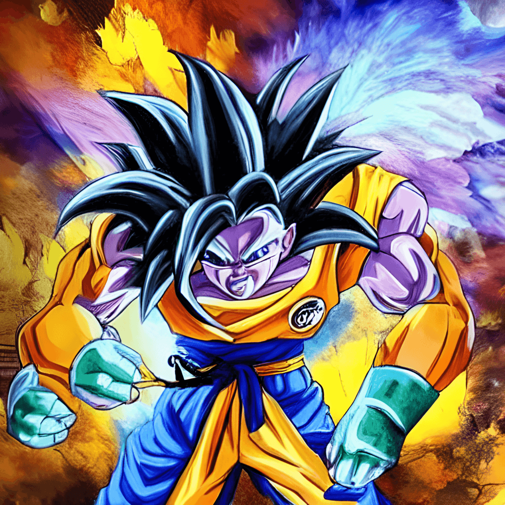 Dragonball Z Monster Painting · Creative Fabrica