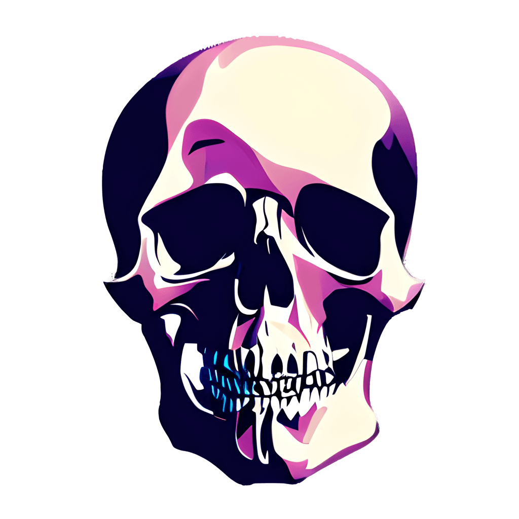 Human Skull Graphic · Creative Fabrica