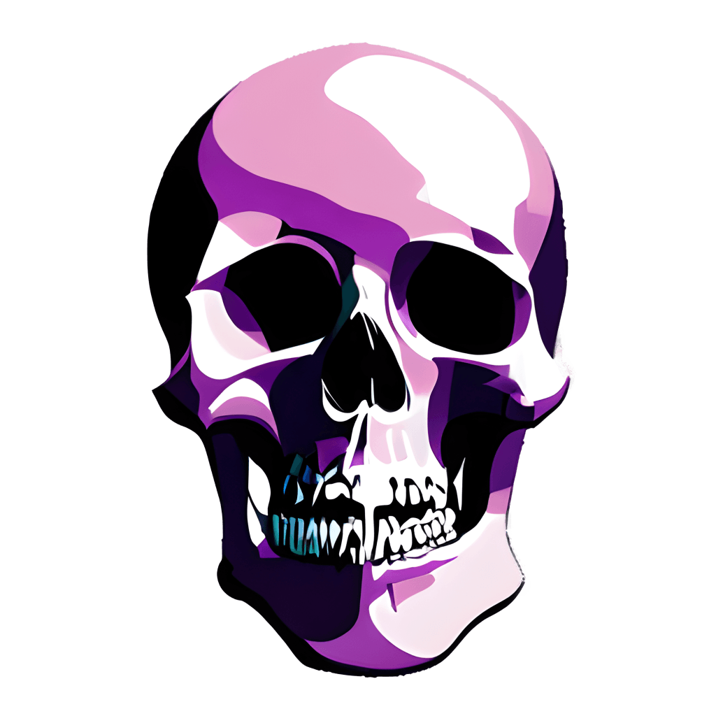 Human Skull Graphic · Creative Fabrica