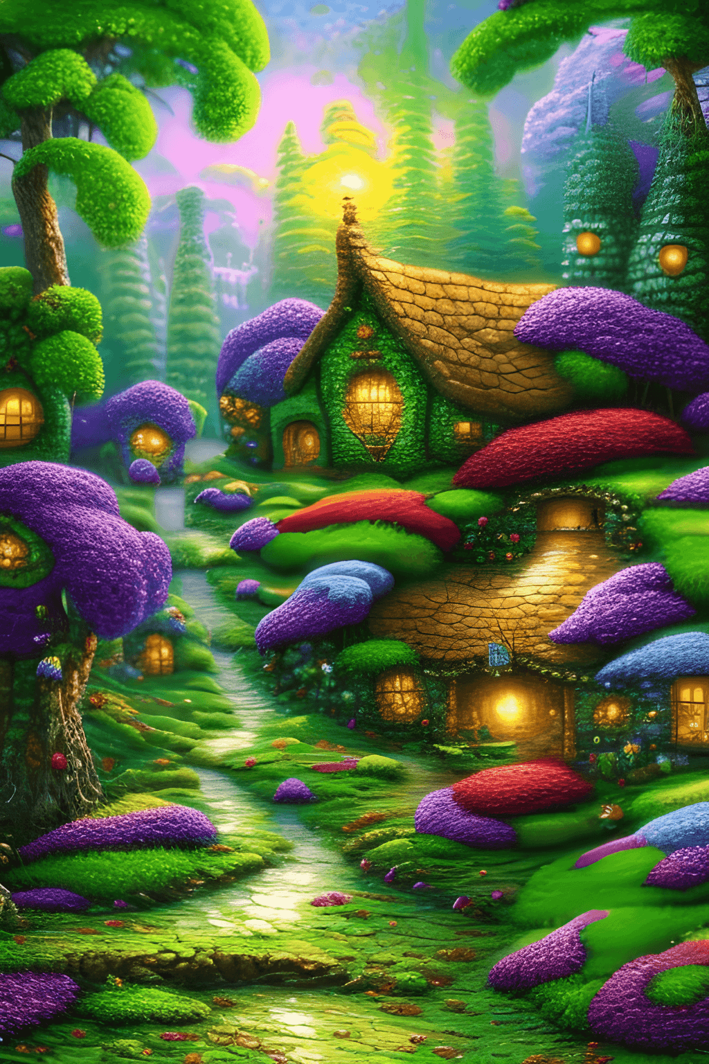 Fantasy Leprechaun Forest Background · Creative Fabrica