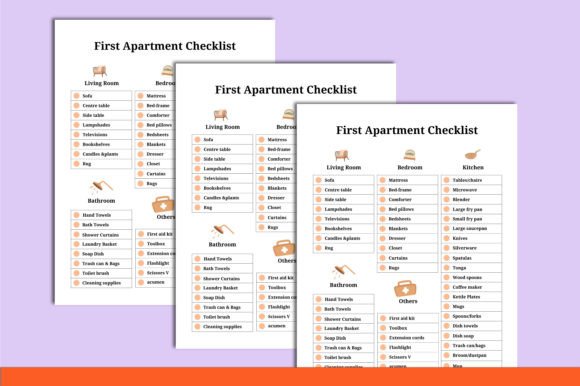 Free First Apartment Checklist - DecoApartment - Medium