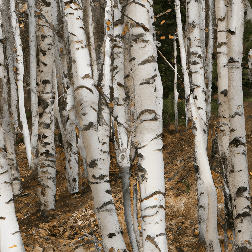 DIY Paper Birch Trees