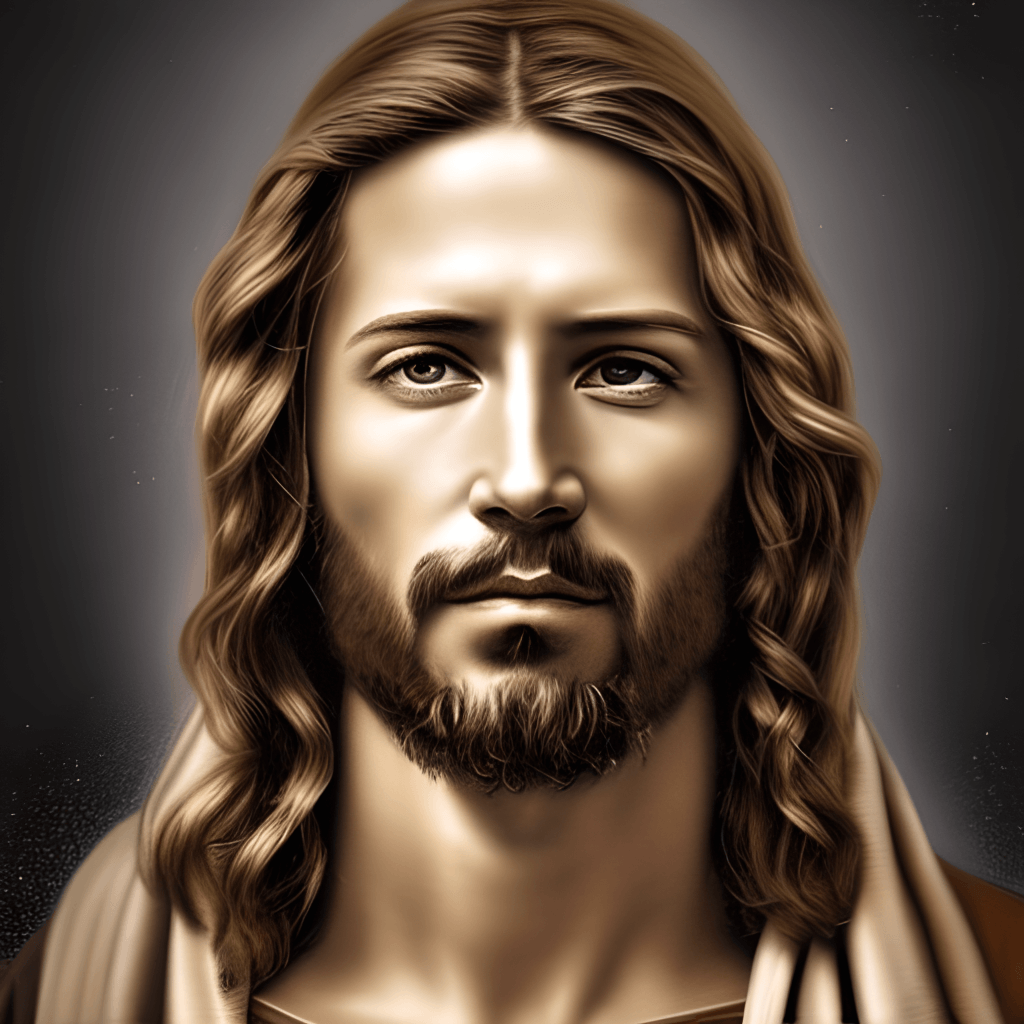 A Stunning Portrait of Jesus Christ on the Cross · Creative Fabrica