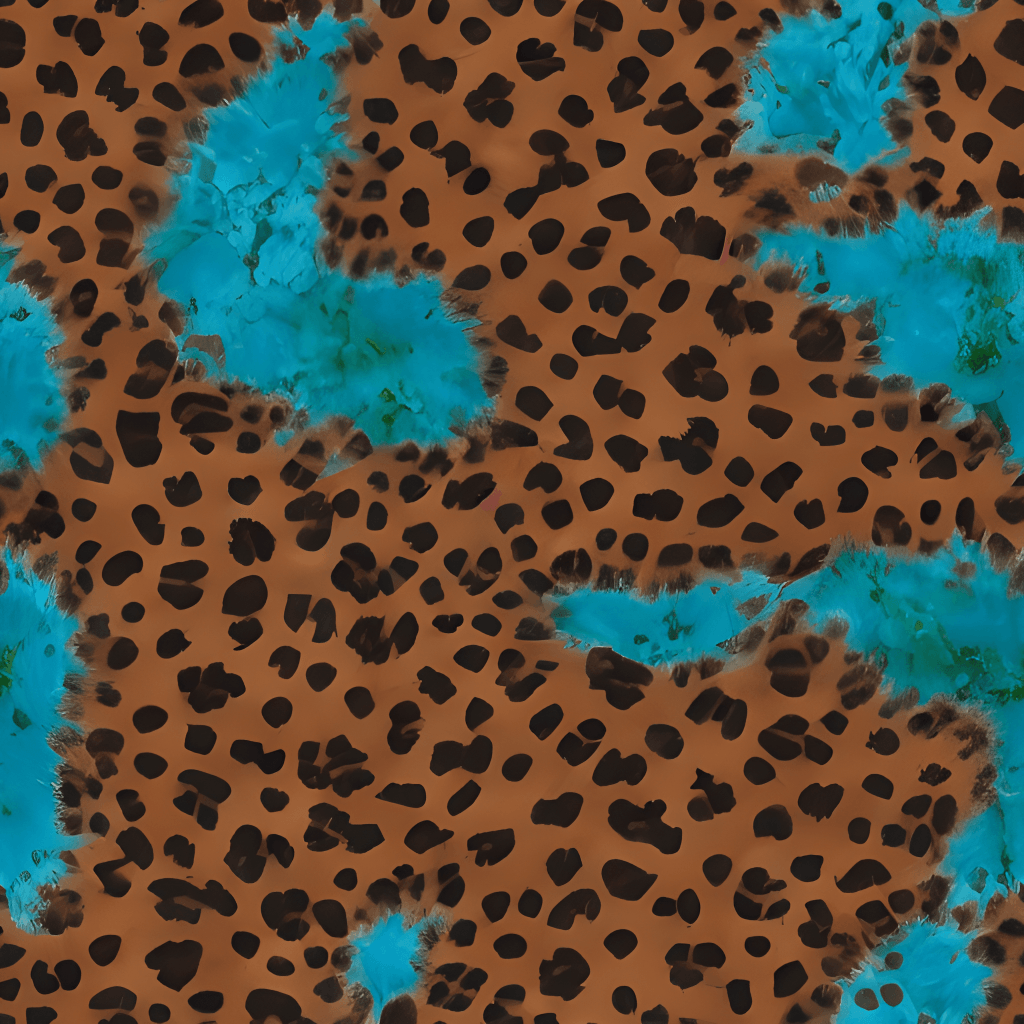 Nahtloses Papier mit braunem Leopardenmuster · Creative Fabrica