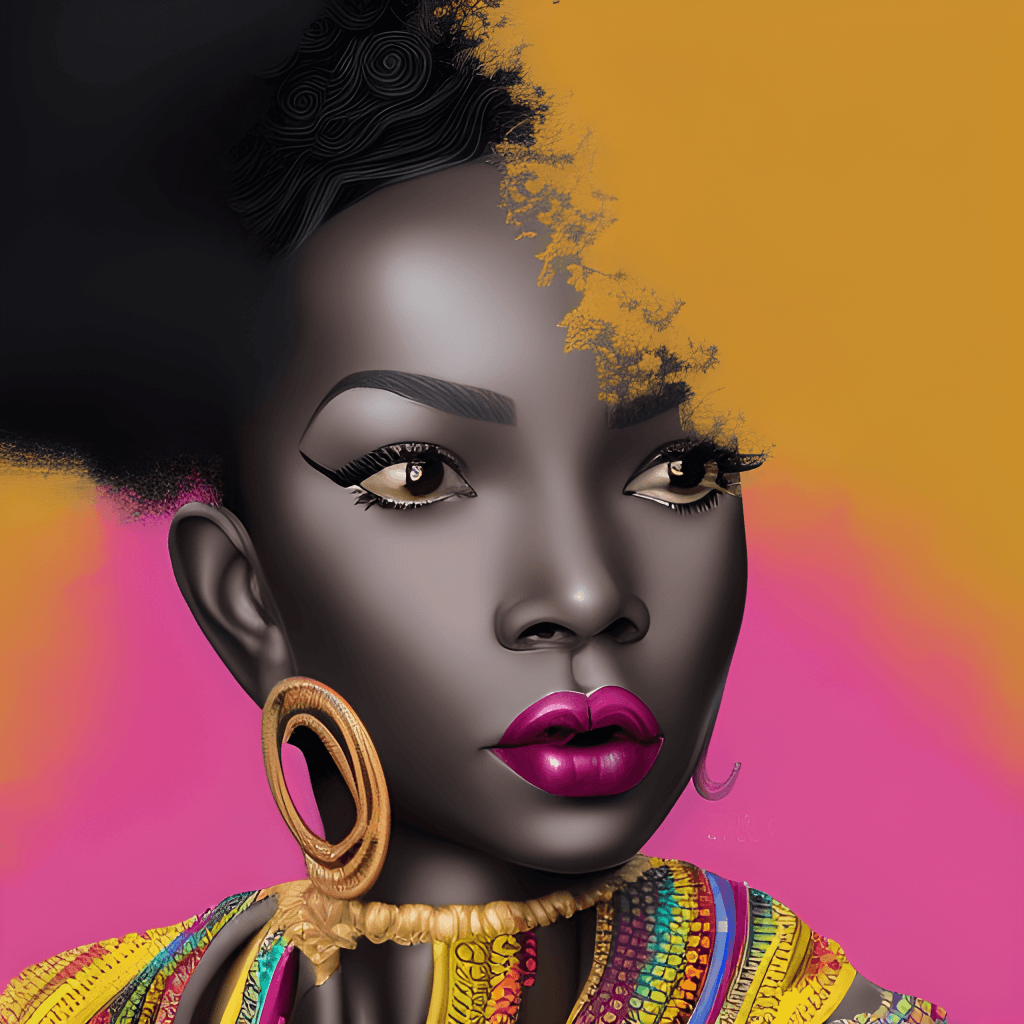 Black Girls Art Graphic · Creative Fabrica