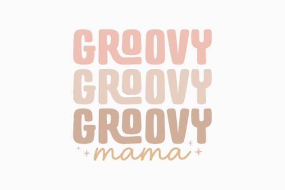 Groovy Mama Mom Retro Svg Graphic by Svg Box · Creative Fabrica