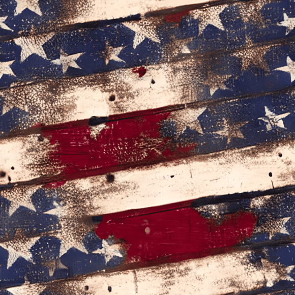 Vintage Distressed Patriotic USA Graphic Community Content By TheDigitalDeli