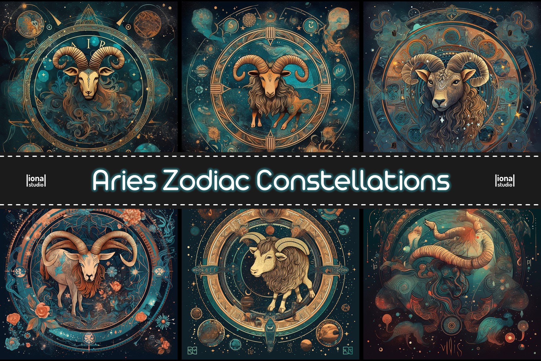 Aries Zodiac Constellations Graphic by lionalstudio · Creative Fabrica