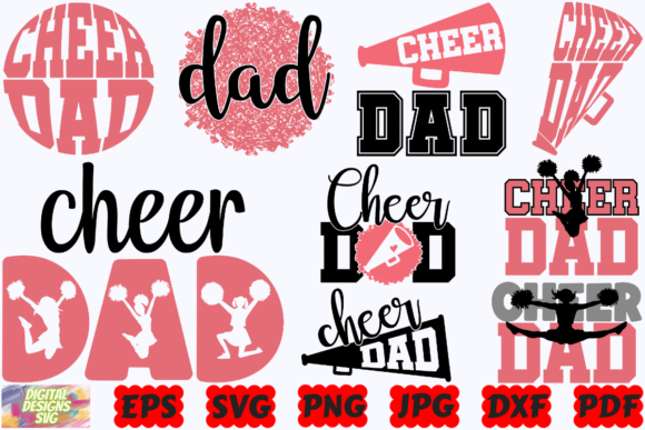 Cheer Dad SVG | Cheer SVG | Sport SVG Graphic by ...