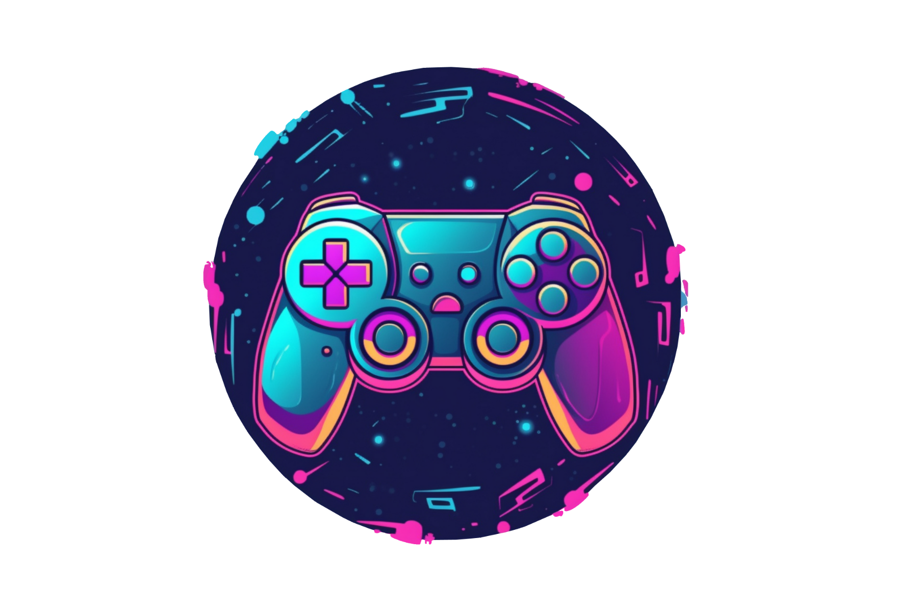 Video Game Controller Logo Graphic by Crafty Canvas · Creative Fabrica