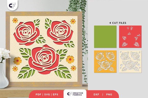 Buy Rose SVG Bundle Flowers SVG Bundle Rose Silhouette Rose Online in India  