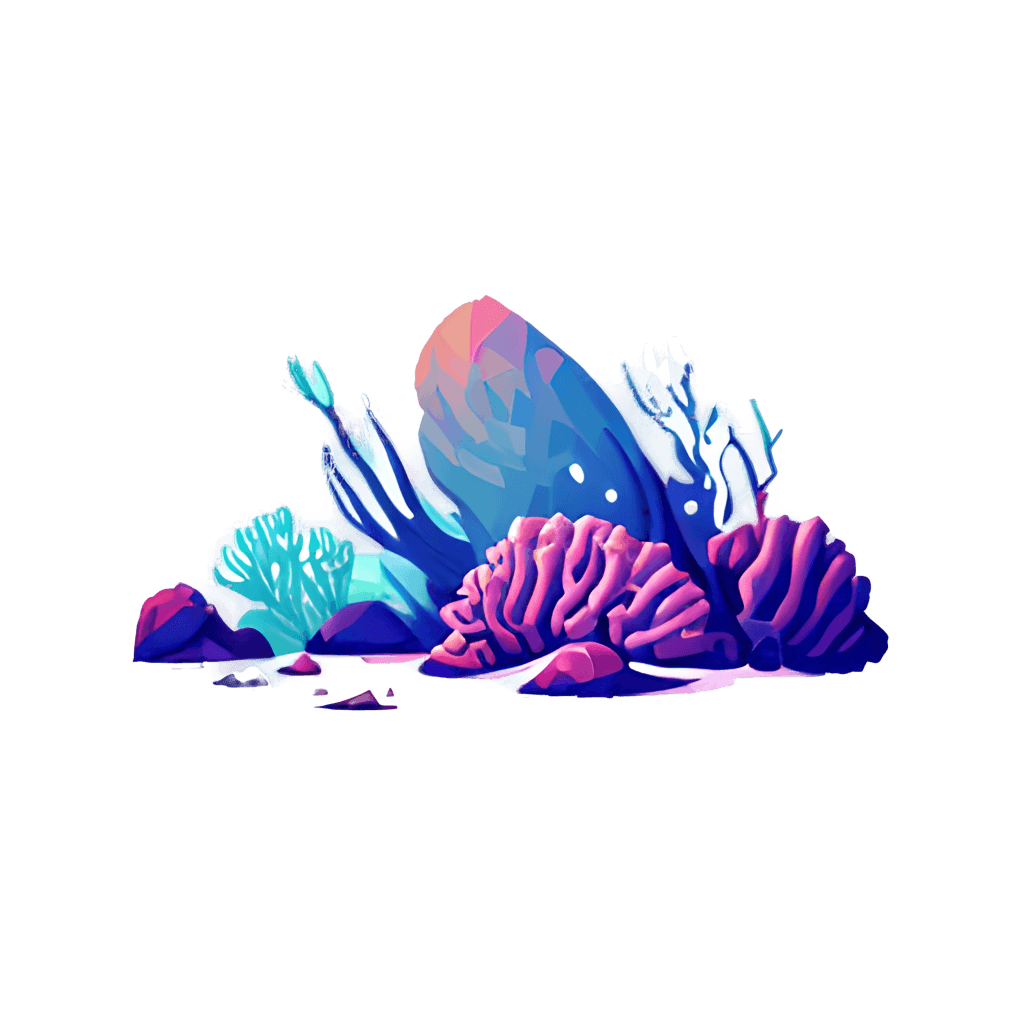 Coral Reef Digital Graphic · Creative Fabrica