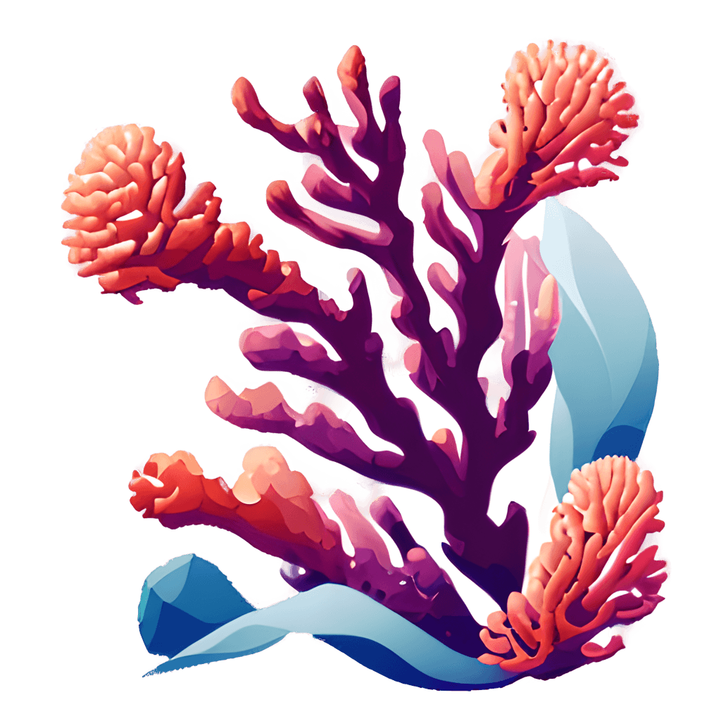 Coral Reef Graphic · Creative Fabrica