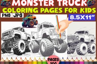 Livro para Colorir Monster Trucks 1