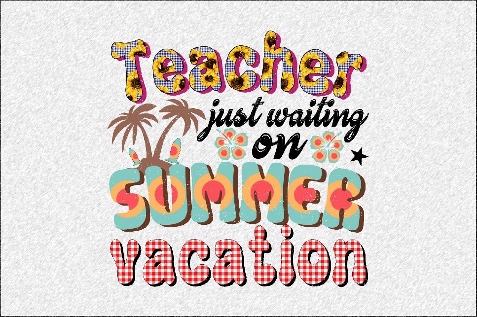 teacher summer vacation clip art