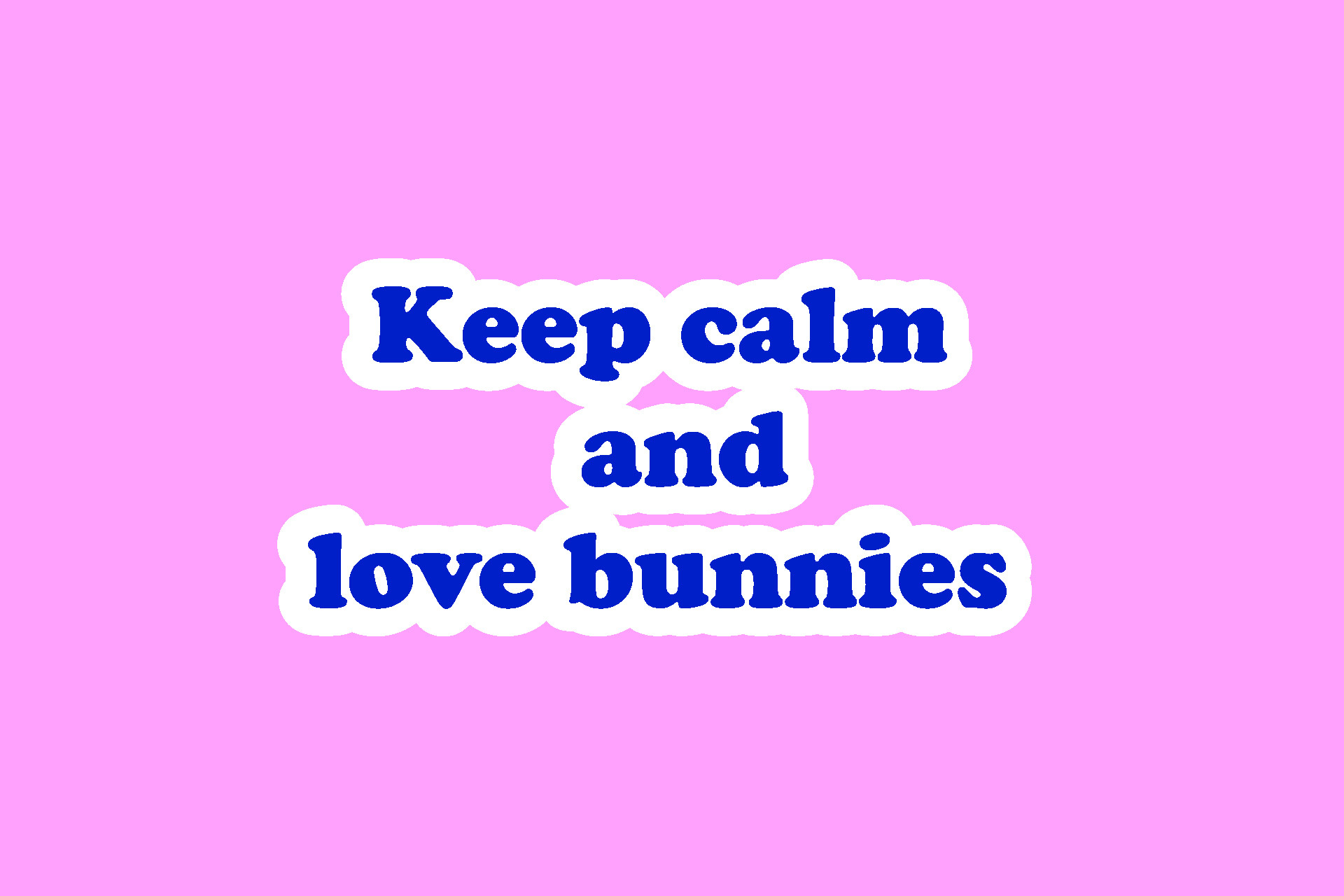 Keep Calm and Love Bunnies Quotes Design Graphic by patternspacestudio ...