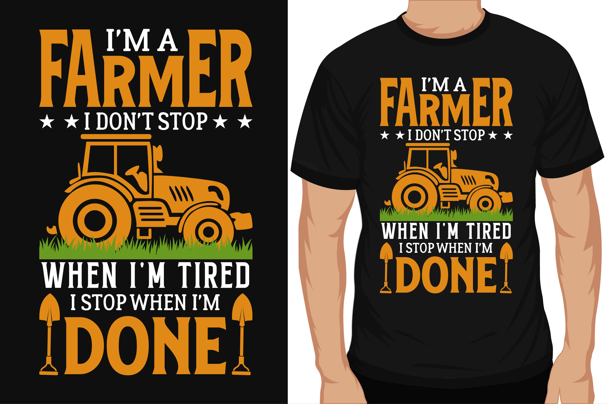Farmer Graphics Tshirt Design Graphic by Creative Tshirt Designer ...