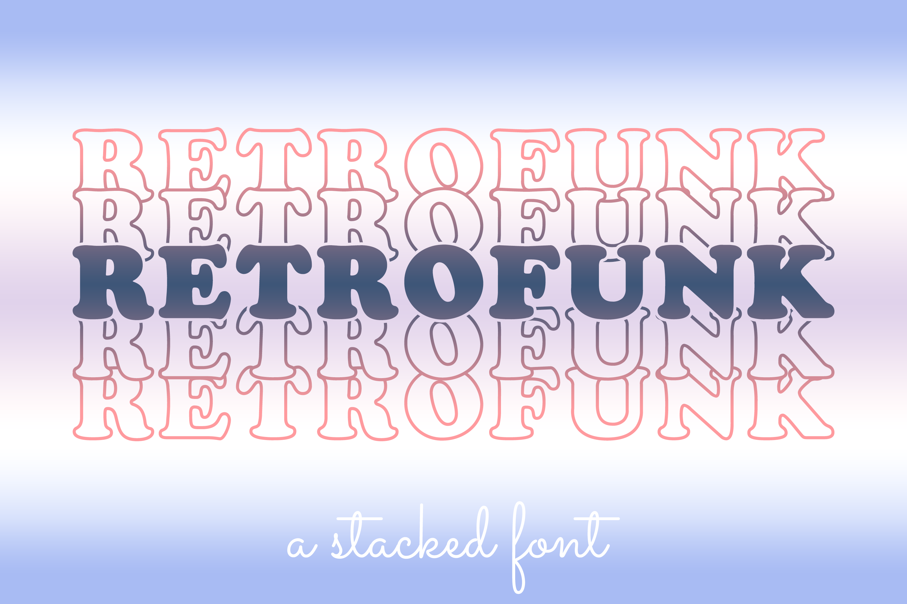 Retrofunk Font by WADLEN · Creative Fabrica