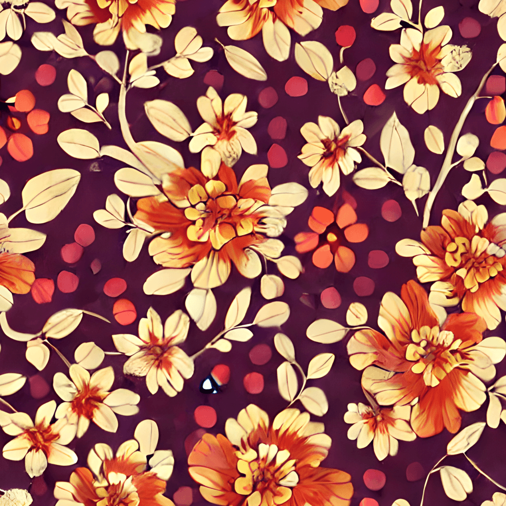 8k Vector Seamless Pattern Oil Painting Ultra Realistic Flowers ...
