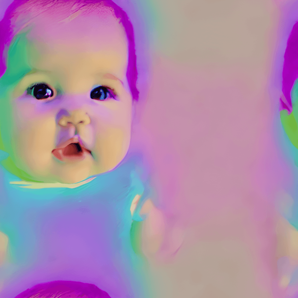 Baby Pastel Holographic Cardboard Photograph · Creative Fabrica