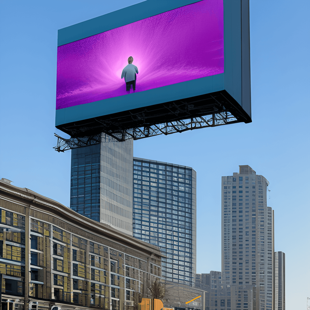 LED Billboard Display · Creative Fabrica