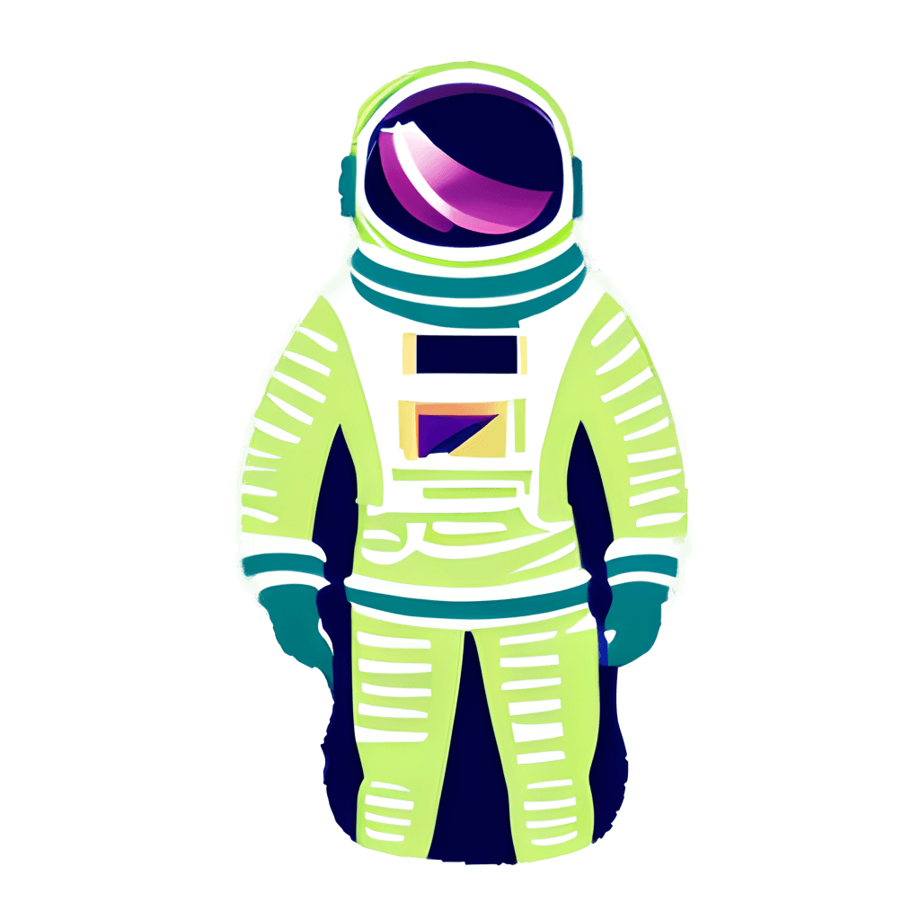 Man in a Space Suit · Creative Fabrica