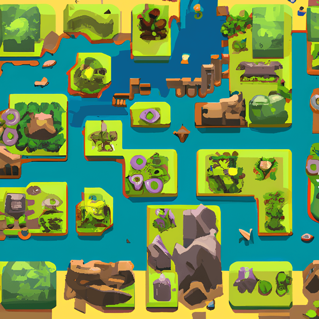 Topdown Tileset Villages Rocks Plants Animals Insects Flora Fauna ...