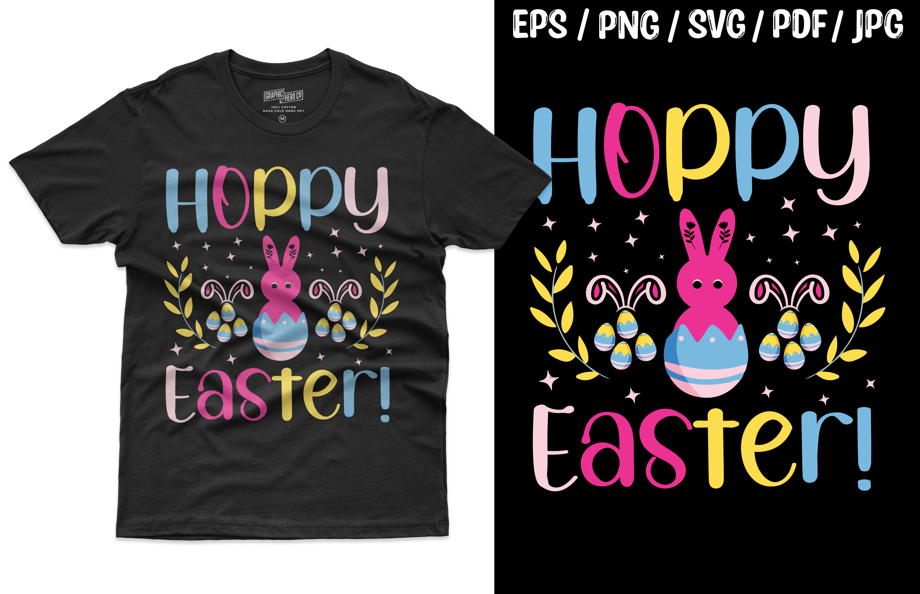 Easter Bunny T-shirt Design, Easter Day Graphic by Art Merch X ...