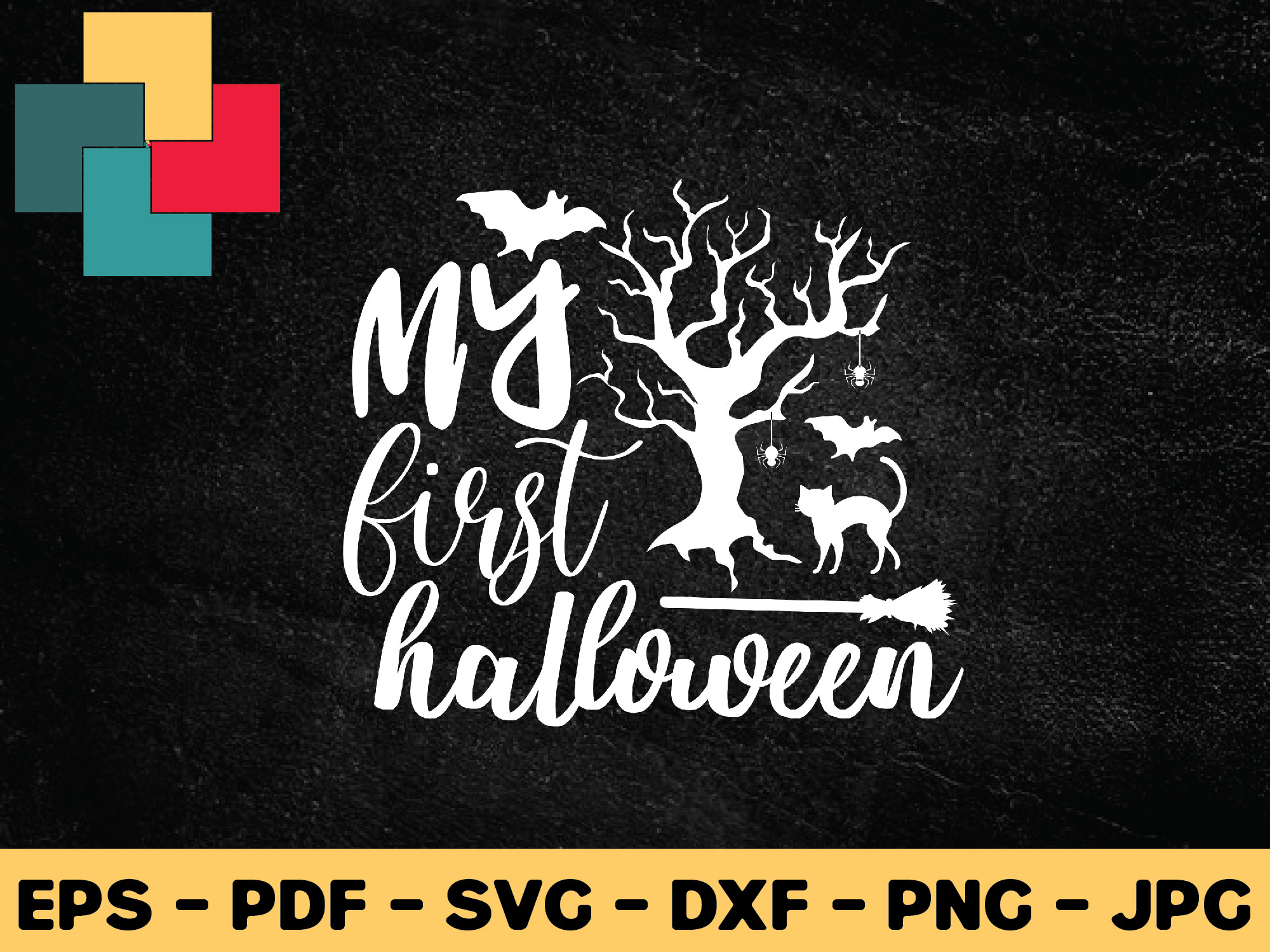 My First Halloween Svg Design Graphic By Creativeprosvg · Creative Fabrica