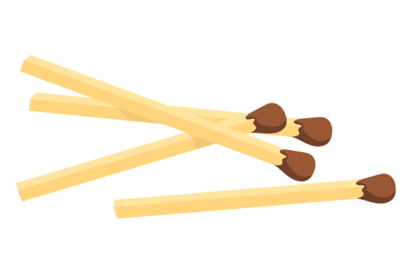 Laying Matches. Wooden Matchsticks. Phos Graphic by smartstartstocker ·  Creative Fabrica