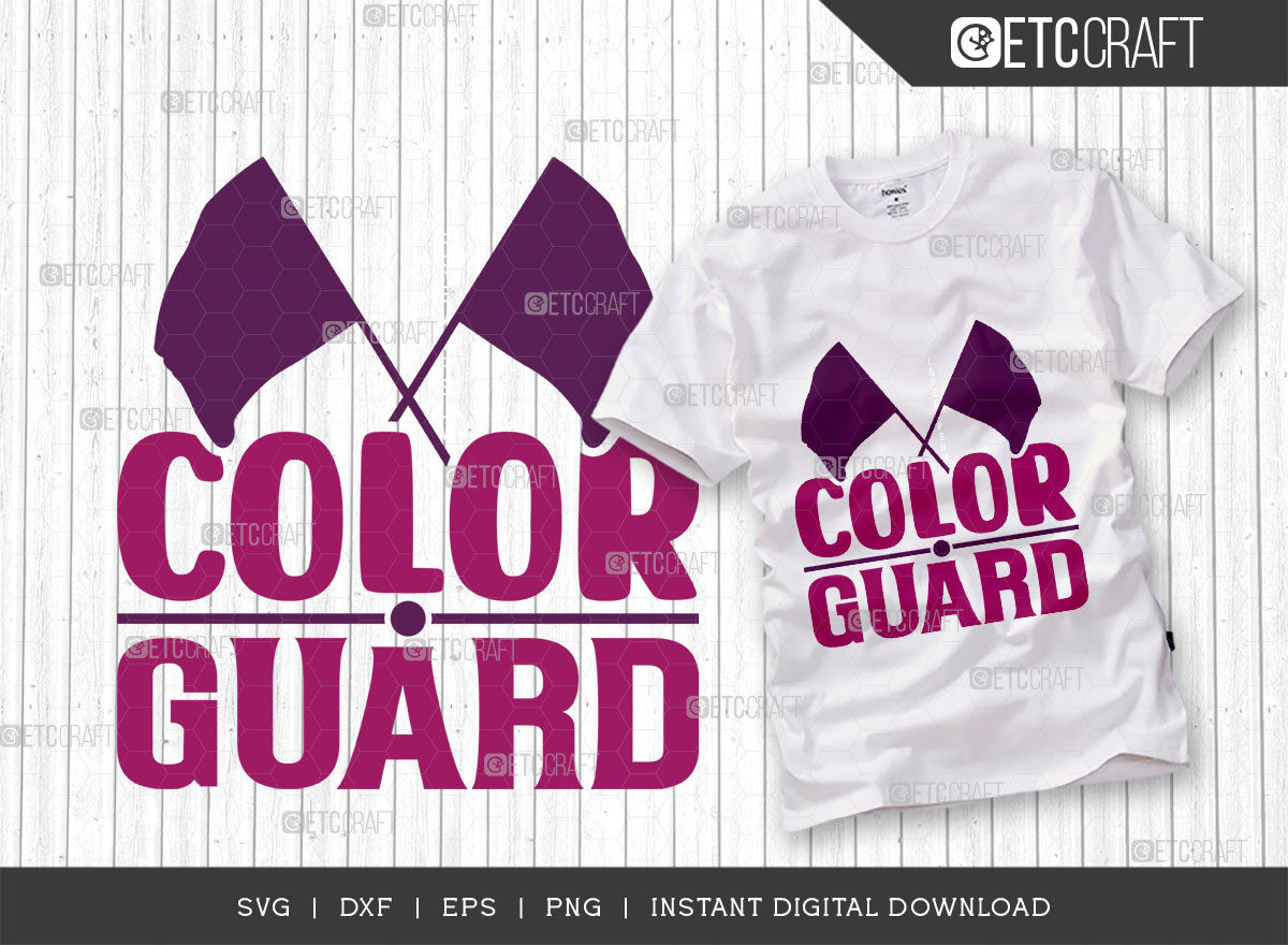 Color Guard Silhouette SVG Cut file by Creative Fabrica Crafts