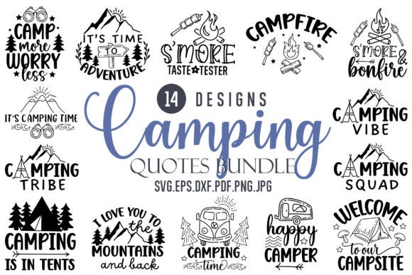Welcome Campsite - Time Wasted - Camping Bucket SVG