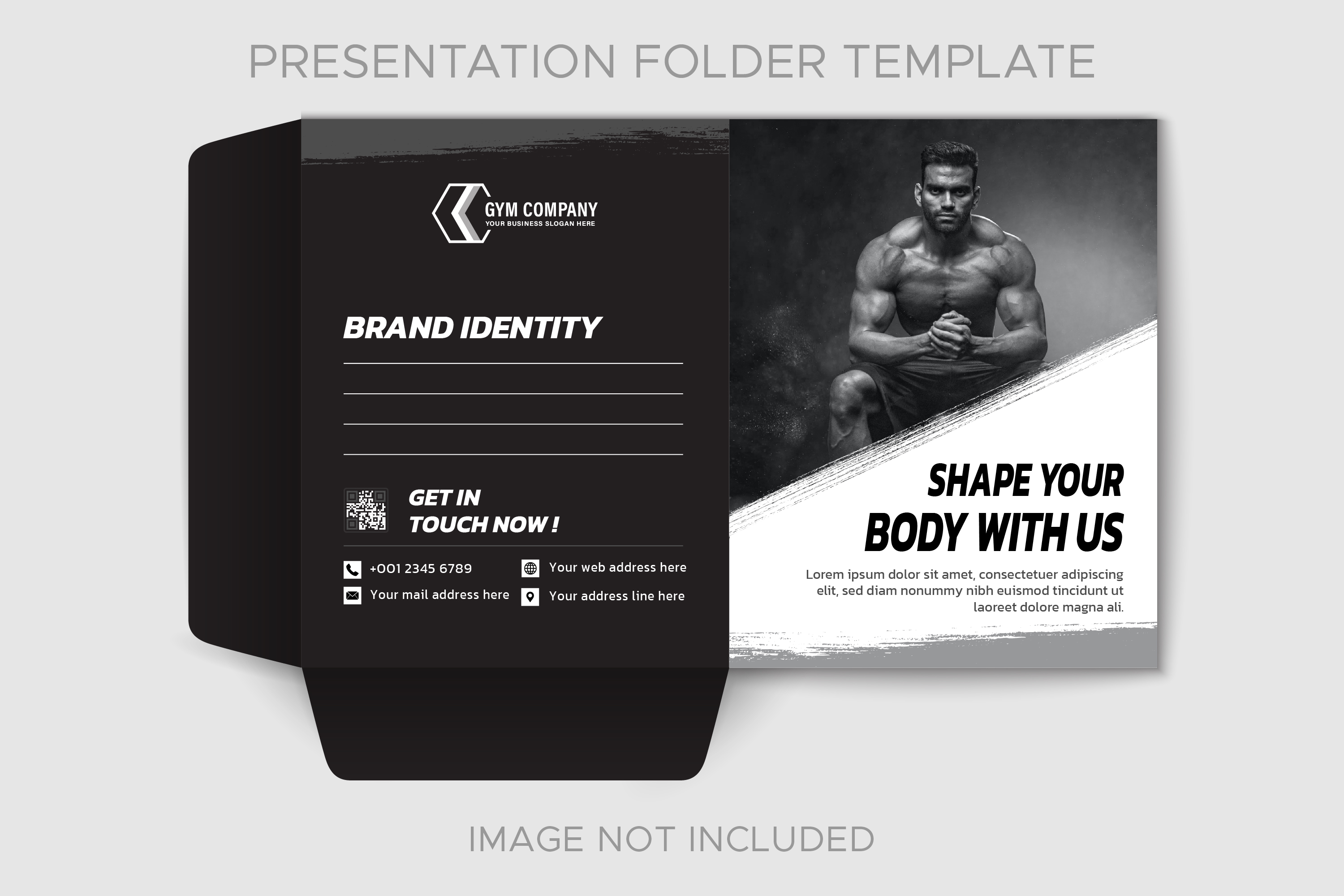 Gym & Sports Presentation Paper Folder Graphic by Ju Design · Creative  Fabrica